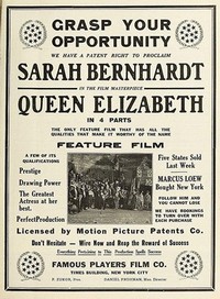 Les Amours de la Reine Élisabeth (1912) - poster
