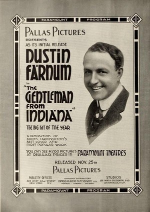 The Gentleman from Indiana (1915) - poster