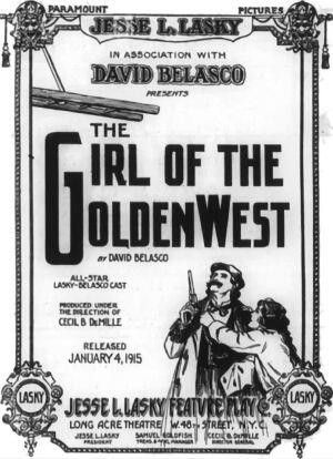 The Girl of the Golden West (1915) - poster
