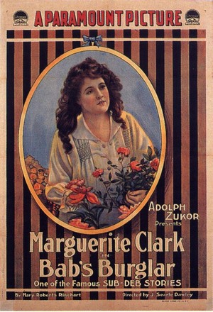 Bab's Burglar (1917) - poster