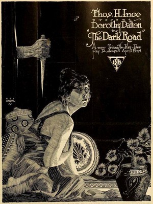 The Dark Road (1917) - poster
