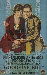 Good-Bye, Bill (1918) - poster