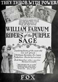 Riders of the Purple Sage (1918) - poster
