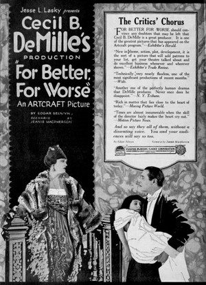 For Better, for Worse (1919)