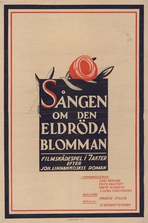 Sången om den Eldröda Blomman (1919) - poster