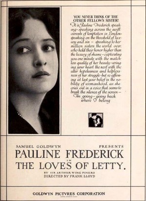 The Loves of Letty (1919) - poster