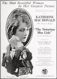 Notorious Miss Lisle (1920) - poster