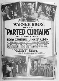 Parted Curtains (1920) - poster