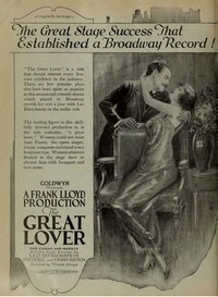 The Great Lover (1920) - poster