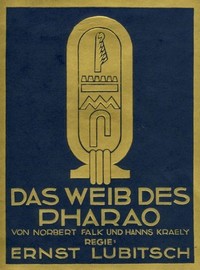 Das Weib des Pharao (1922) - poster