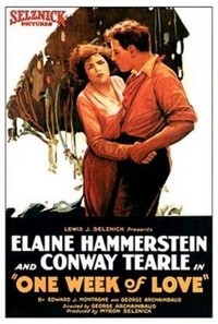 One Week of Love (1922) - poster