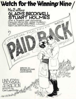 Paid Back (1922)