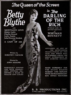 The Darling of the Rich (1922)
