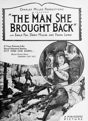The Man She Brought Back (1922) - poster