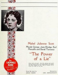 The Power of a Lie (1922) - poster