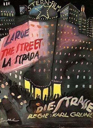 Die Straße (1923) - poster