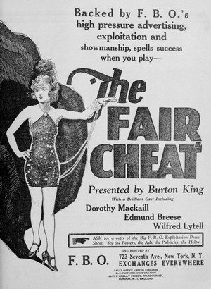 The Fair Cheat (1923) - poster