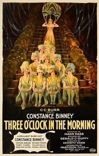 Three o'Clock in the Morning (1923) - poster