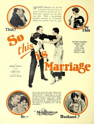 So This Is Marriage? (1924) - poster