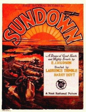 Sundown (1924) - poster