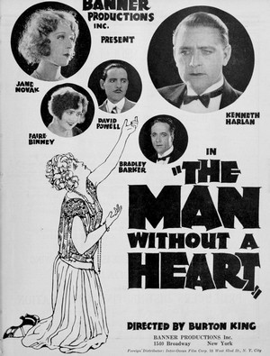 The Man without a Heart (1924) - poster