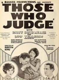 Those Who Judge (1924) - poster