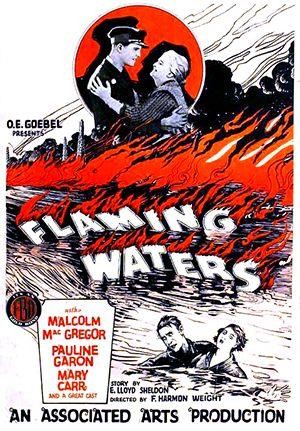 Flaming Waters (1925) - poster