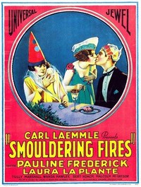 Smouldering Fires (1925) - poster