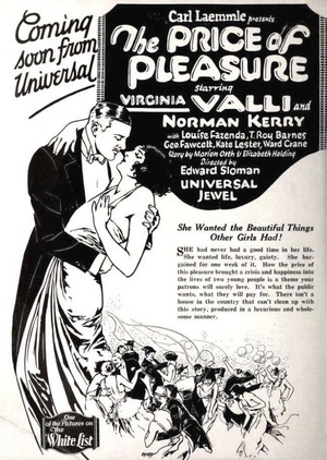 The Price of Pleasure (1925) - poster