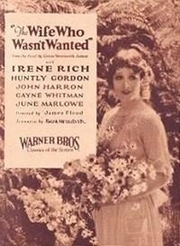 The Wife Who Wasn’t Wanted (1925) - poster