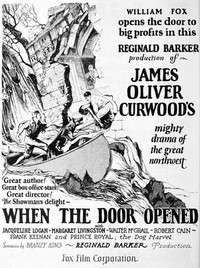 When the Door Opened (1925) - poster