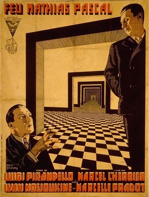 Feu Mathias Pascal (1926) - poster