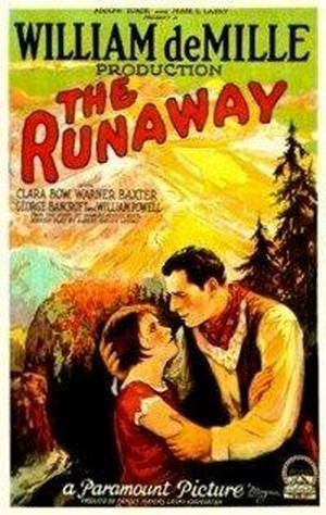 The Runaway (1926) - poster