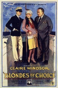Blondes by Choice (1927) - poster