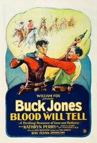 Blood Will Tell (1927) - poster