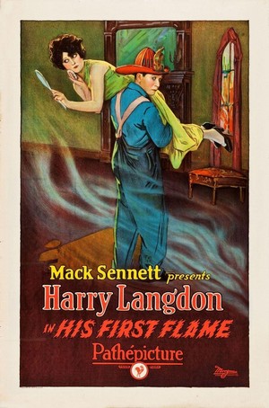 His First Flame (1927) - poster