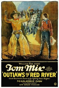 Outlaws of Red River (1927) - poster