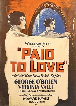 Paid to Love (1927) - poster