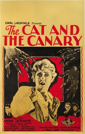 The Cat and the Canary (1927) - poster