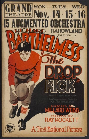 The Drop Kick (1927) - poster