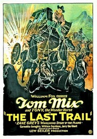 The Last Trail (1927) - poster