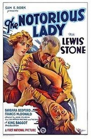 The Notorious Lady (1927) - poster