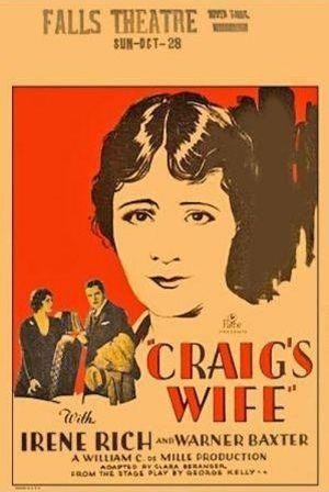 Craig's Wife (1928) - poster