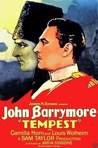 Tempest (1928) - poster