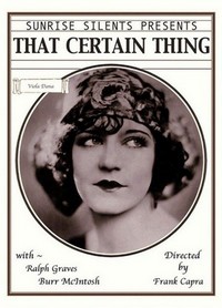 That Certain Thing (1928) - poster