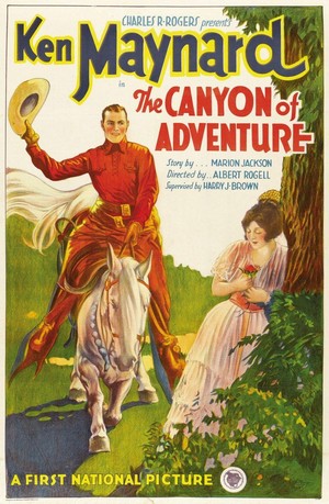 The Canyon of Adventure (1928) - poster