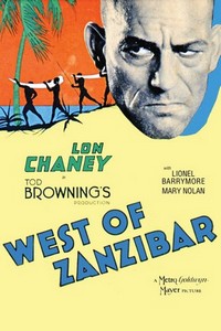 West of Zanzibar (1928) - poster