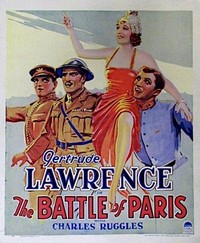 Battle of Paris (1929) - poster