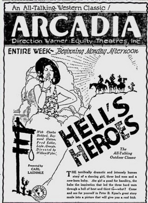 Hell's Heroes (1929) - poster