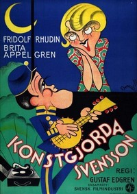 Konstgjorda Svensson (1929) - poster